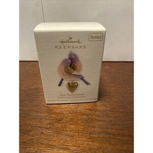 2012‎ Hallmark Keepsake Ornament Two Turtle Doves 2nd in Series W Box